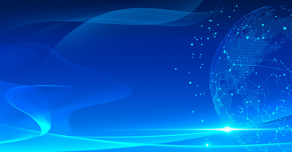 科技藍色漸變互聯(lián)網(wǎng)大數(shù)據(jù)背景